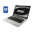 Ноутбук MSI CR640 / 15.6" (1366x768) TN / Intel Core i3-2330M (2 (4) ядра по 2.2 GHz) / 8 GB DDR3 / 240 GB SSD / Intel HD Graphics 3000 / WebCam / DVD-ROM / Win 10 Pro - 1
