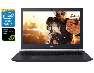 БУ Игровой ноутбук Acer Aspire AN7 791G / 17.3&quot; (1920x1080) IPS / Intel Core i7-4720HQ (4 (8) ядра по 2.6 - 3.6 GHz) / 16 GB DDR3 / 480 GB SSD / nVidia GeForce GTX 960M, 2 GB GDDR5, 128-bit / WebCam / Win 10 Home из Европы