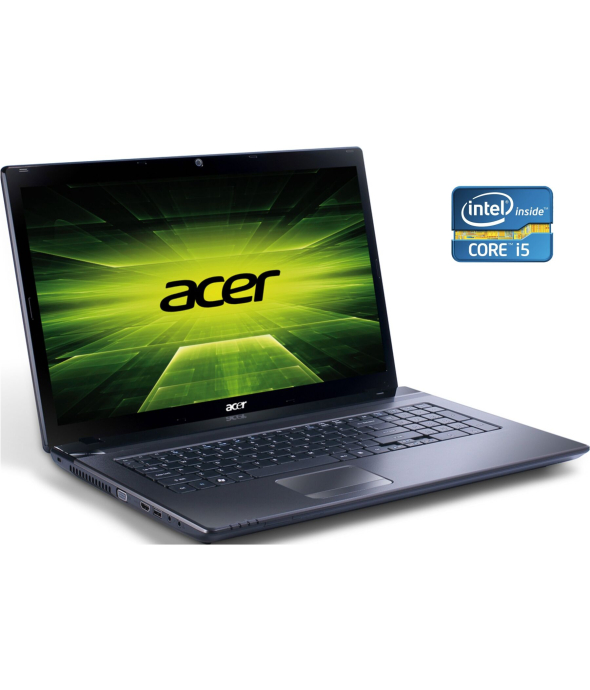 Ноутбук Acer Aspire 7750G / 17.3&quot; (1600x900) TN / Intel Core i5-2450M (2 (4) ядра по 2.5 - 3.1 GHz) / 8 GB DDR3 / 240 GB SSD / Intel HD Graphics 3000 / WebCam / Win 10 Pro - 1