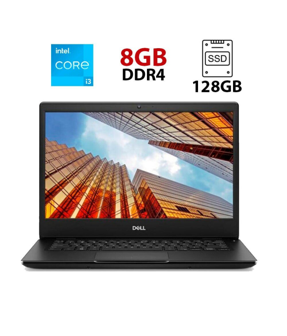 Ультрабук Dell Latitude 3400 / 14&quot; (1920x1080) TN / Intel Core i3-6006U (2 (4) ядра по 2.0 GHz) / 8 GB DDR4 / 128 GB SSD / Intel UHD Graphics 520 / WebCam - 1