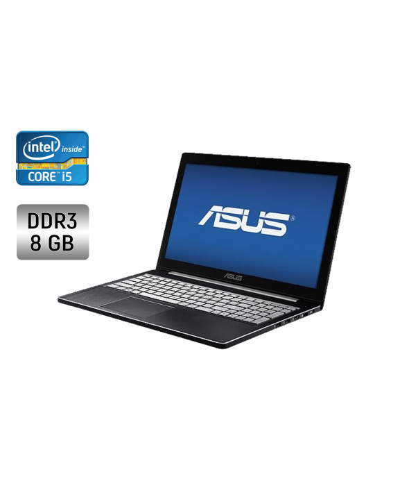 Ноутбук Asus Q501L / 15.6&quot; (1920x1080) IPS Touch / Intel Core i5-4200U (2 (4) ядра по 1.6 - 2.6 GHz) / 8 GB DDR3 / 240 GB SSD / Intel HD Graphics 4400 / WebCam / Windows 10 - 1