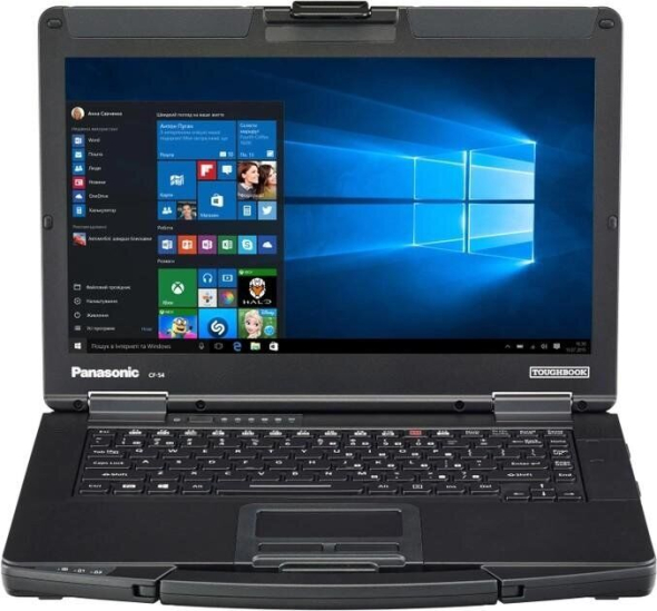 Защищенный ноутбук-трансформер Panasonic Toughbook CF-54 / 14&quot; (1920x1080) IPS / Intel Core i5-4200U (2 (4) ядра по 1.6 - 2.6 GHz) / 12 GB DDR3 / 480 GB SSD / Intel HD Graphics 4400 / WebCam / Win 10 Pro - 2