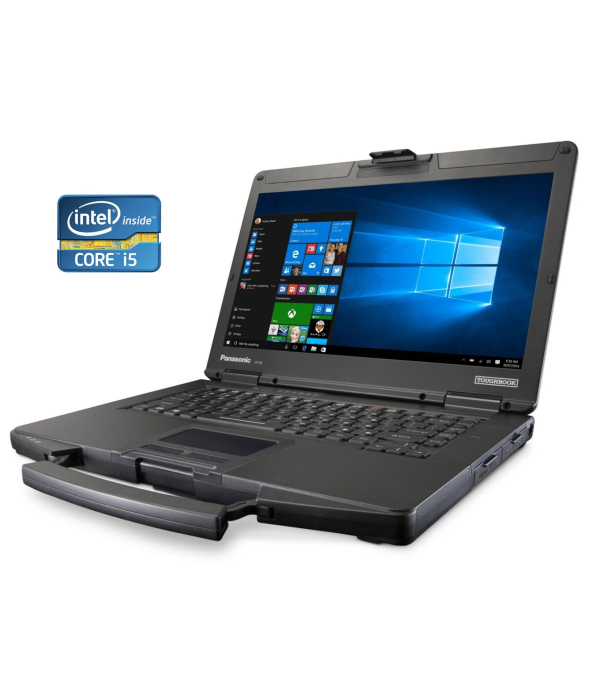 Защищенный ноутбук-трансформер Panasonic Toughbook CF-54 / 14&quot; (1920x1080) IPS / Intel Core i5-4200U (2 (4) ядра по 1.6 - 2.6 GHz) / 12 GB DDR3 / 480 GB SSD / Intel HD Graphics 4400 / WebCam / Win 10 Pro - 1