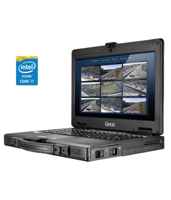 Защищенный ноутбук-трансформер Getac S400 G3 / 14&quot; (1366x768) TN Touch / Intel Core i7-4610M (2 (4) ядра по 3.0 - 3.7 GHz) / 12 GB DDR3 / 480 GB SSD / Intel HD Graphics 4600 / WebCam / Win 10 Pro - 1