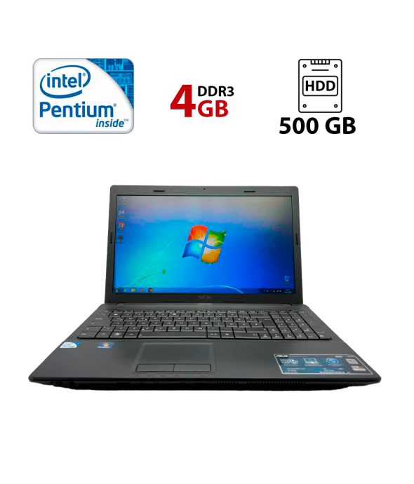 Ноутбук Asus K54L / 15.6&quot; (1366x768) TN LED / Intel Pentium B950 (2 ядра по 2.1 GHz) / 4 GB DDR3 / 500 GB HDD / Intel HD Graphics 2000 / USB 3.0 - 1