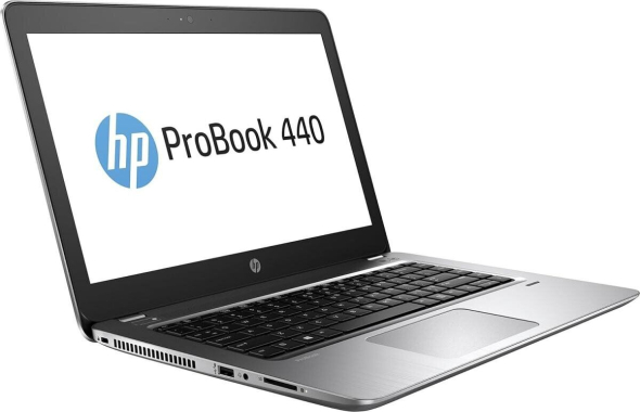 Ультрабук HP ProBook 440 G4 / 14&quot; (1366x768) TN Touch / Intel Core i5-7200U (2 (4) ядра по 2.5 - 3.1 GHz) / 8 GB DDR4 / 240 GB SSD / Intel HD Graphics 620 / WebCam / Win 10 Pro - 4