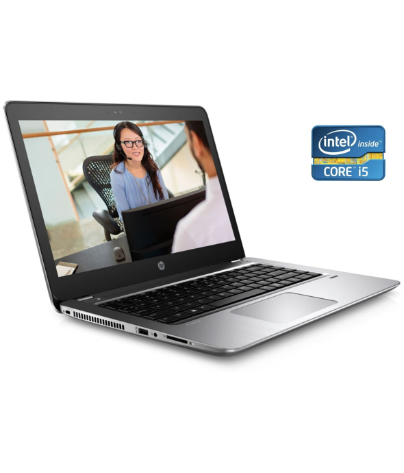 Ультрабук HP ProBook 440 G4 / 14&quot; (1366x768) TN Touch / Intel Core i5-7200U (2 (4) ядра по 2.5 - 3.1 GHz) / 8 GB DDR4 / 240 GB SSD / Intel HD Graphics 620 / WebCam / Win 10 Pro - 1