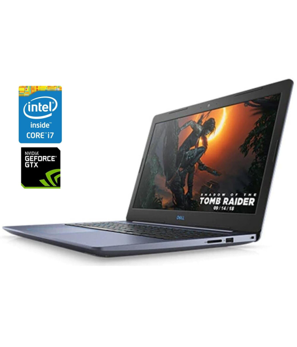 Игровой ноутбук Dell G3 3579 / 15.6&quot; (1920x1080) IPS / Intel Core i7-8750H (6 (12) ядра по 2.2 - 4.1 GHz) / 8 GB DDR4 / 128 GB SSD M.2 + 1000 GB HDD / nVidia GeForce GTX 1050 Ti, 4 GB GDDR5, 128-bit / WebCam - 1