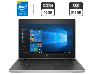 БУ Ноутбук Б-класс HP ProBook 430 G5 / 13.3&quot; (1920x1080) IPS / Intel Core i3-8130U (2 (4) ядра по 2.2 - 3.4 GHz) / 16 GB DDR4 / 512 GB SSD / Intel HD Graphics 620 / WebCam / HDMI из Европы
