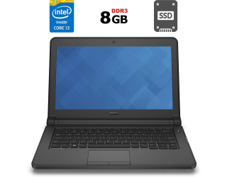 БУ Ноутбук Dell Latitude 3350 / 13.3&quot; (1366x768) TN / Intel Core i3-5005U (2 (4) ядра по 2.0 GHz) / 8 GB DDR3 / 120 GB SSD / Intel HD Graphics 5500 / WebCam / miniDP / HDMI из Европы