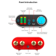 Усилитель звука Hi-Fi Miniampl 2x50W Bluetooth/AUX/MicroUSB + адаптер питания - 8