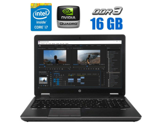 БУ Мобильная рабочая станция HP ZBook 15 G2 / 15.6&quot; (1920x1080) IPS / Intel Core i7-4810MQ (4 (8) ядра по 2.8 - 3.8 GHz) / 16 GB DDR3 / 128 GB SSD + 500 GB HDD / nVidia Quadro K610M, 2 GB GDDR5, 64-bit / WebCam  из Европы