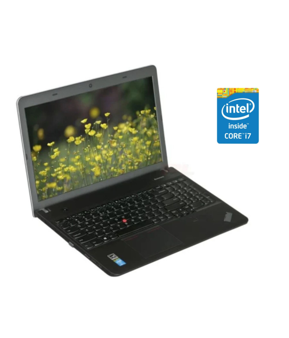 Ноутбук Lenovo ThinkPad E540 / 15.6&quot; (1366x768) TN / Intel Core i7-4702MQ (4 (8) ядра по 2.2 - 3.2 GHz) / 8 GB DDR3 / 250 GB SSD / Intel HD Graphics 4600 / WebCam / DVD-ROM / Win 10 - 1