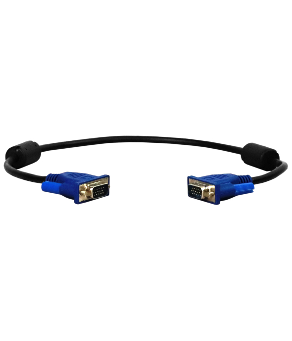 Новый кабель VGA-VGA 0.5m D-Sub 15Pin с феритовыми кольцами - 1