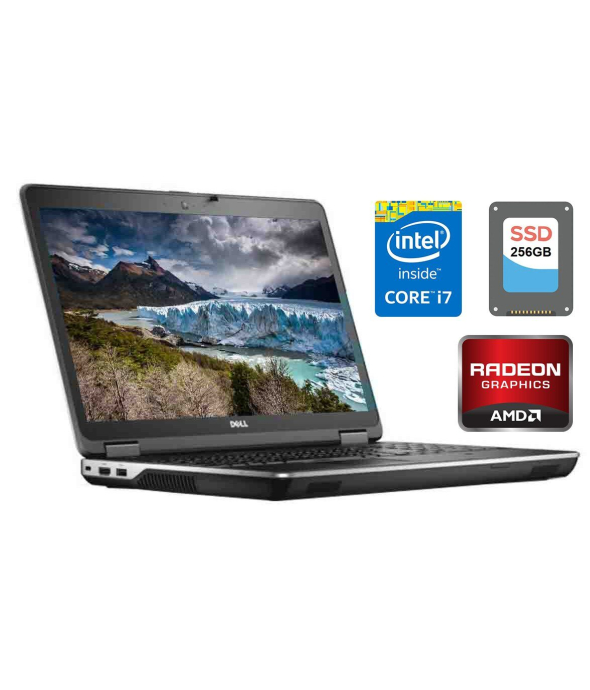 Игровой ноутбук Dell Latitude E6540 / 15.6&quot; (1920x1080) TN / Intel Core i7-4800MQ (4 (8) ядра по 2.7 - 3.7 GHz) / 16 GB DDR3 / 256 GB SSD / AMD Radeon HD 8790M, 2 GB GDDR5, 128-bit / WebCam / DVD-RW / HDMI - 1