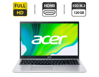БУ Ультрабук Acer Aspire 3 A315-58 / 15.6&quot; (1920x1080) TN / Intel Core i3-1115G4 (2 (4) ядра по 4.1 GHz) / 4 GB DDR4 / 120 GB SSD M.2 / Intel UHD Graphics / WebCam / HDMI из Европы