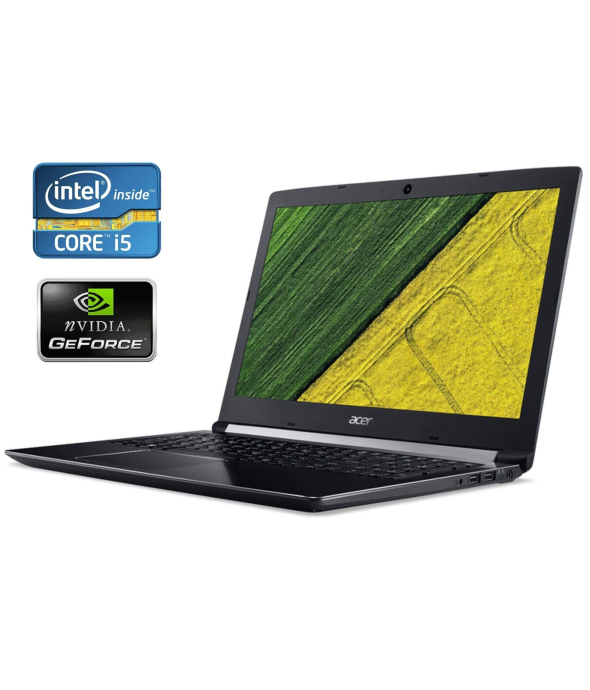 Игровой ноутбук Б-класс Acer Aspire A515-51G / 15.6&quot; (1920x1080) TN / Intel Core i5-8250U (4 (8) ядра по 1.6 - 3.4 GHz) / 8 GB DDR4 / 256 GB SSD / nVidia GeForce MX150, 2 GB GDDR5, 64-bit / WebCam / Win 10 Home - 1