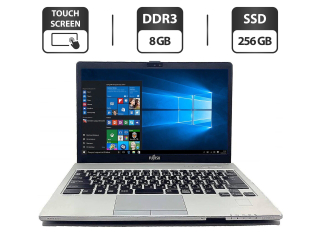 БУ Ультрабук Б-класс Fujitsu LifeBook S935 / 13.3&quot; (1920x1080) IPS Touch / Intel Core i5-5300U (2 (4) ядра 2.3 - 2.9 GHz) / 8 GB DDR3 / 256 GB SSD / Intel HD Graphics 5500 / WebCam / VGA / Windows 10 Pro из Европы
