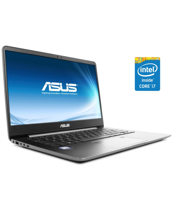 Ультрабук Asus ZenBook UX430U / 14&quot; (1920x1080) IPS / Intel Core i7-8650U (4 (8) ядра по 1.9 - 4.2 GHz) / 8 GB DDR3 / 256 GB SSD / Intel UHD Graphics / WebCam / Win 10 Home - 1